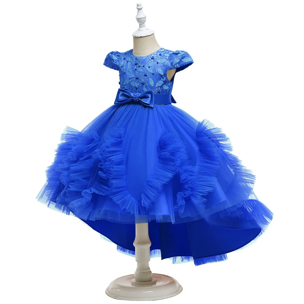 Vanessa High Low Dress: Royal Blue
