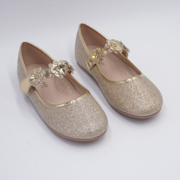 Flat Shoes Gold 1369