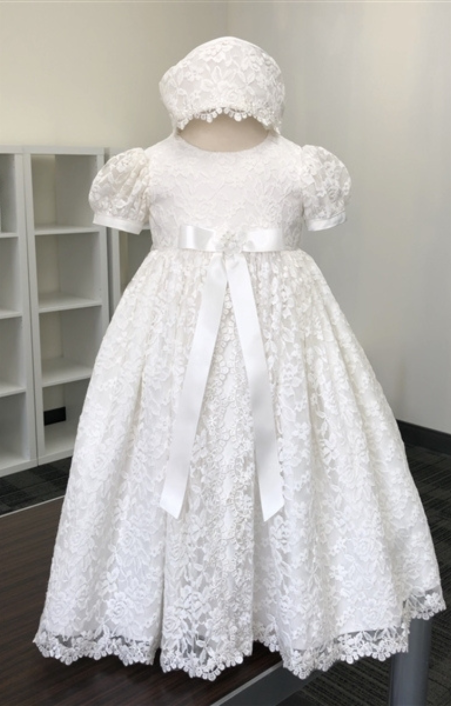 Suzana Baptism Gown: OFF WHITE