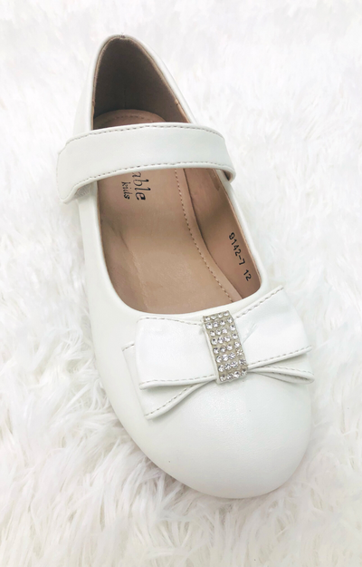 Dress Shoes with Low Heel: White (9142)
