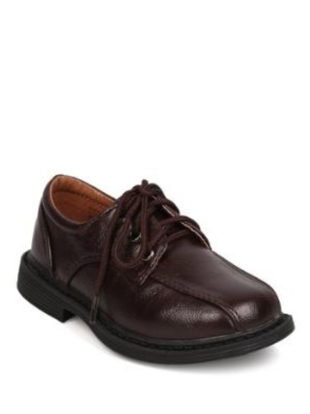 Ricky Boys Shoes: BROWN