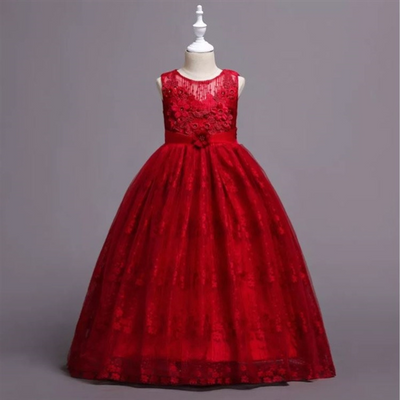 Esmeralda Long Dress: RED
