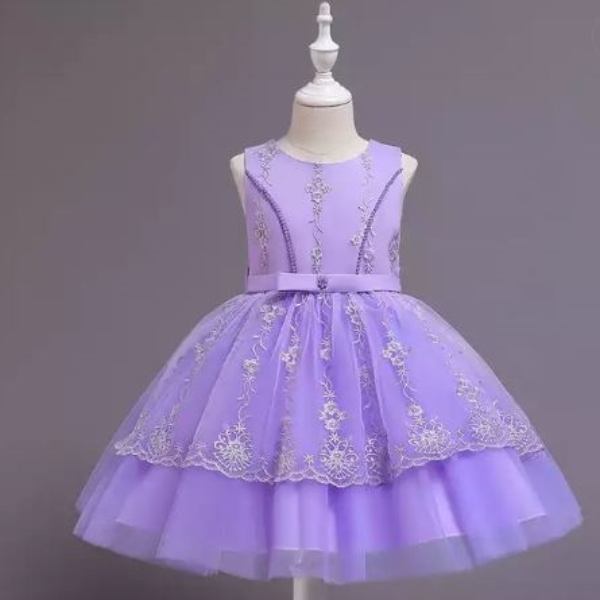 Gwyneth Short Dress: Lilac