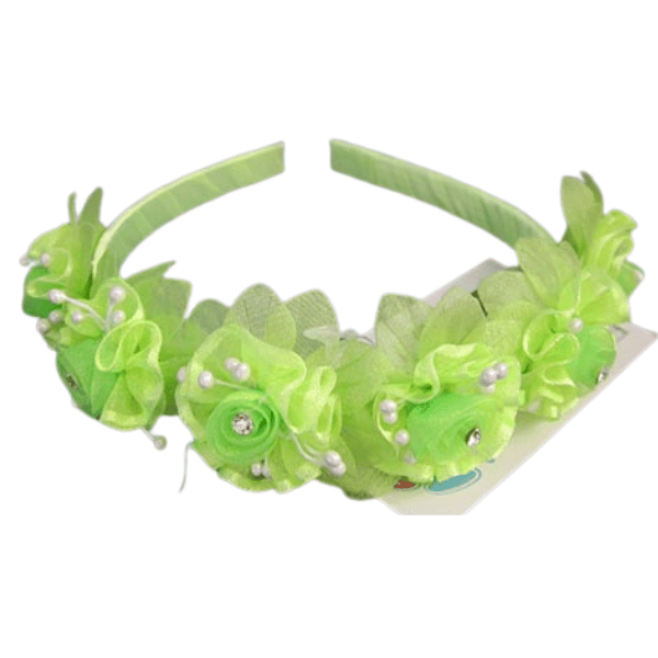 Lime Floral Headband