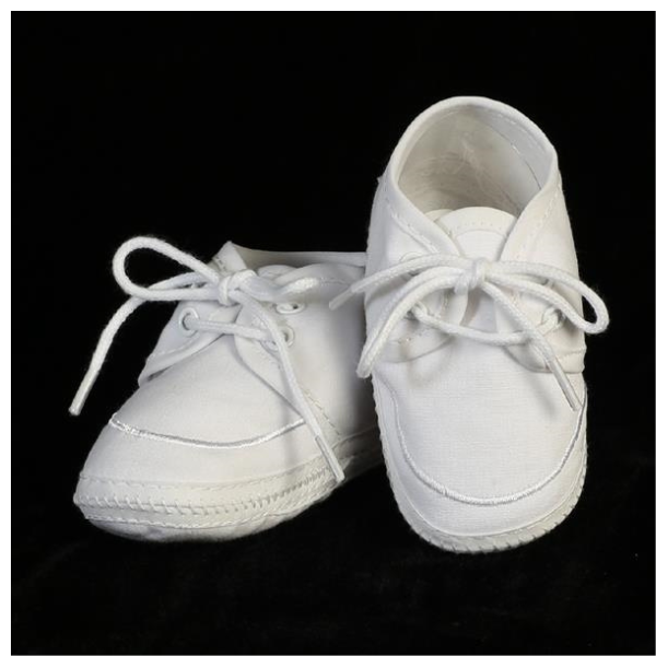 BT14 Cloth Baby Shoes: WHITE