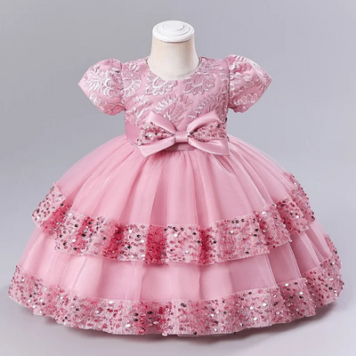 Madison Party Dress: Rose Pink