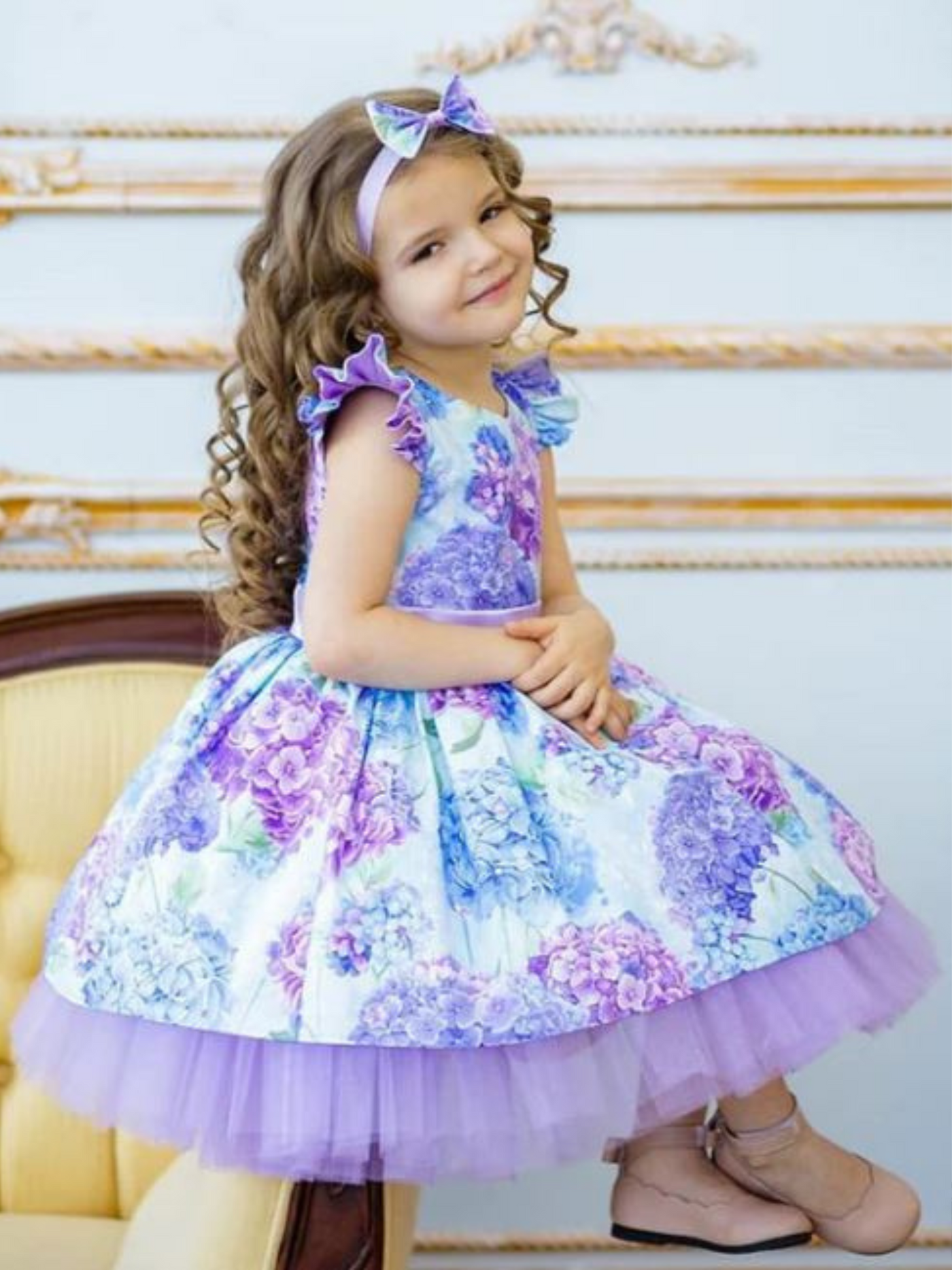 Flora Dress: Lilac