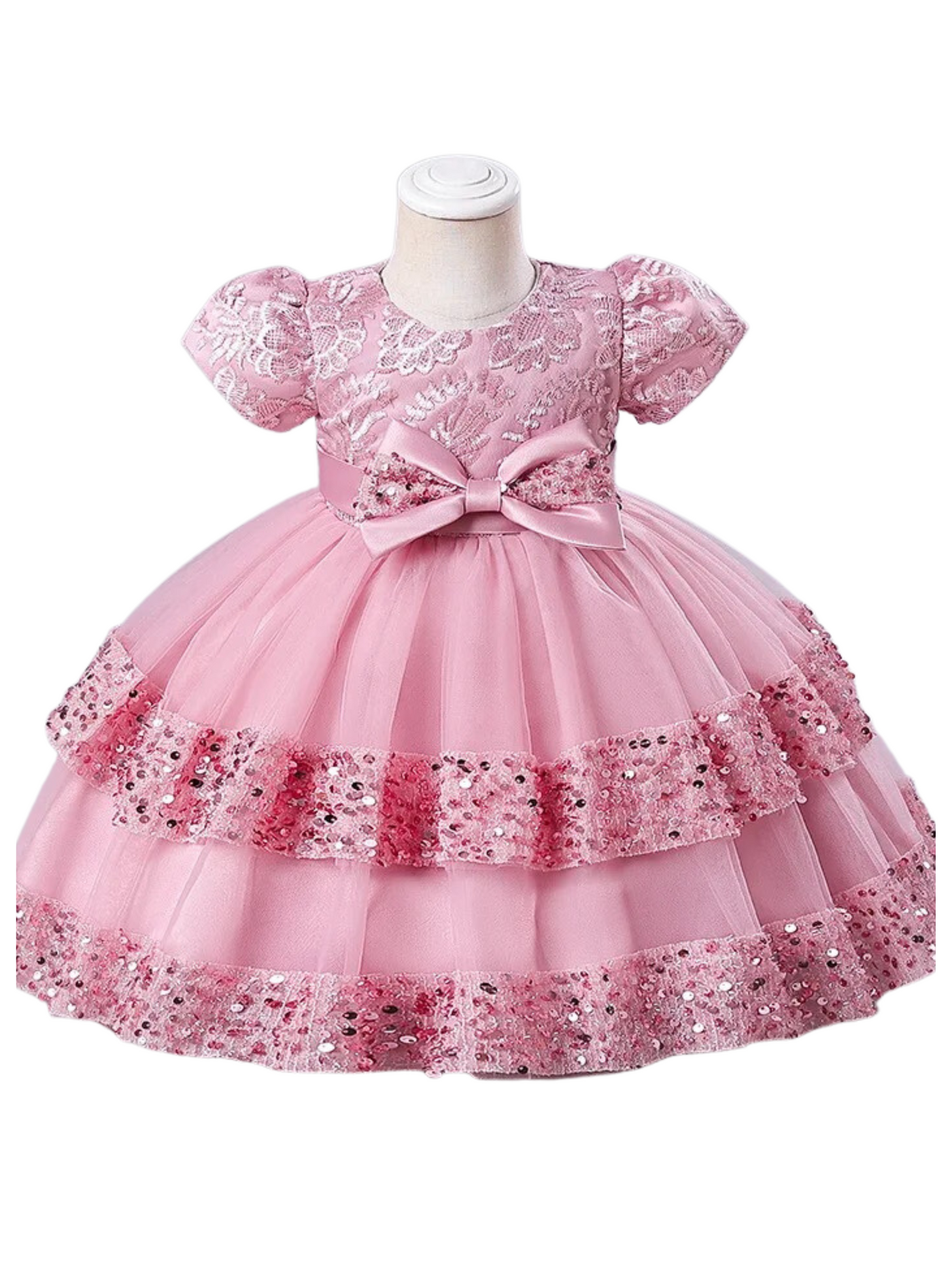 Madison Party Dress: Rose Pink
