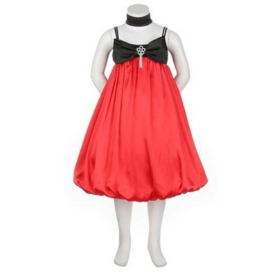 Lucy Party Dress: Red