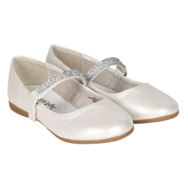 Kelly Flats for Girls: IVORY