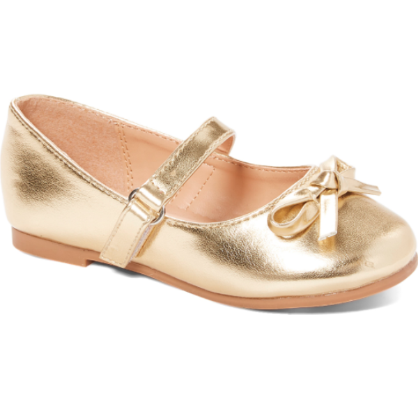 Rosy Flats for Girls: GOLD