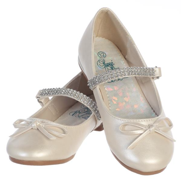 Summer Flat Shoes for Girls: IVORY