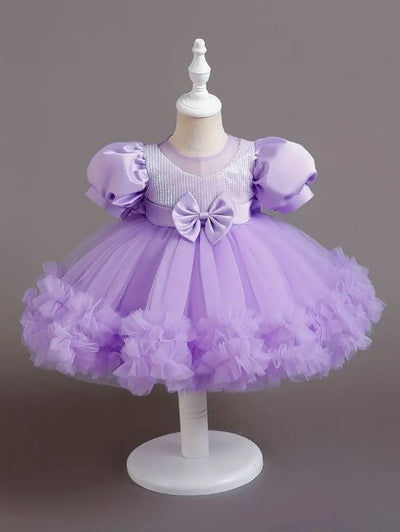 Lulu Baby Dress: Lt Purple