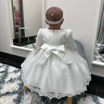 Mercy Baby Dress: OFF WHITE