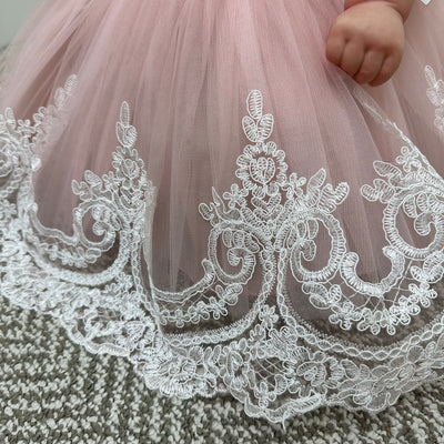 Megan Baby Dress - Blush Pink