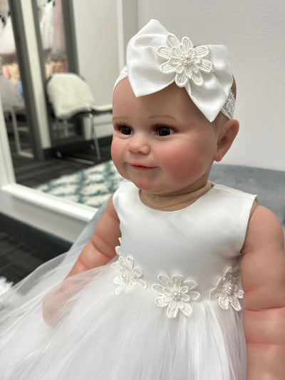 Paige Flower Girl Dress: White or Off-White