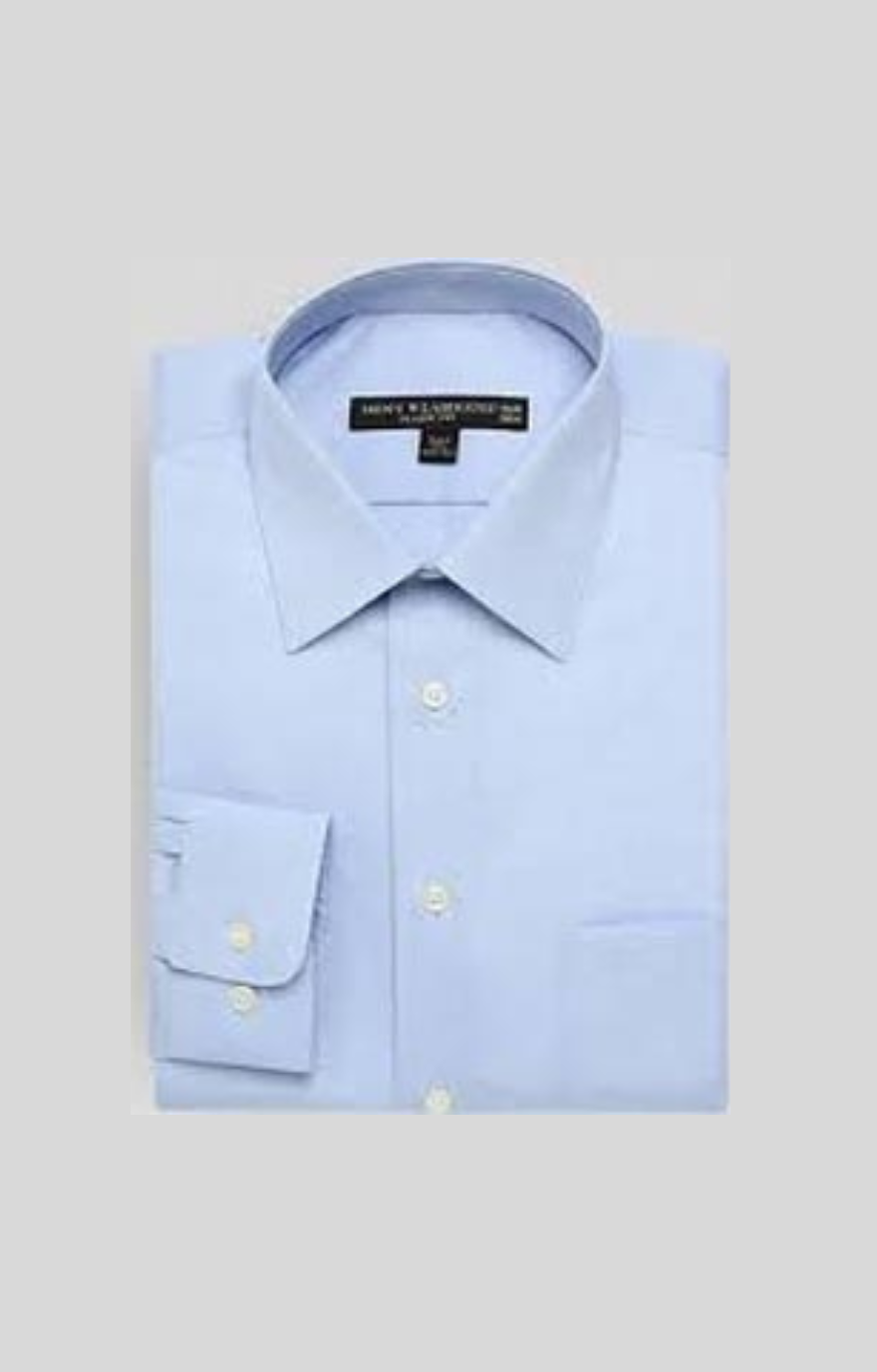 Dress Shirt Long Sleeves: Blue
