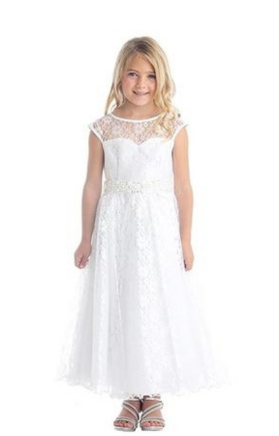 Juliet Lace Dress: WHITE