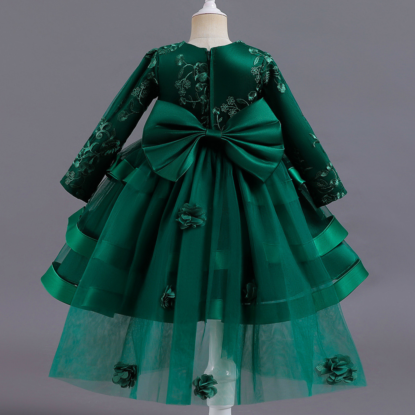 Dayna Dress: Emerald Green
