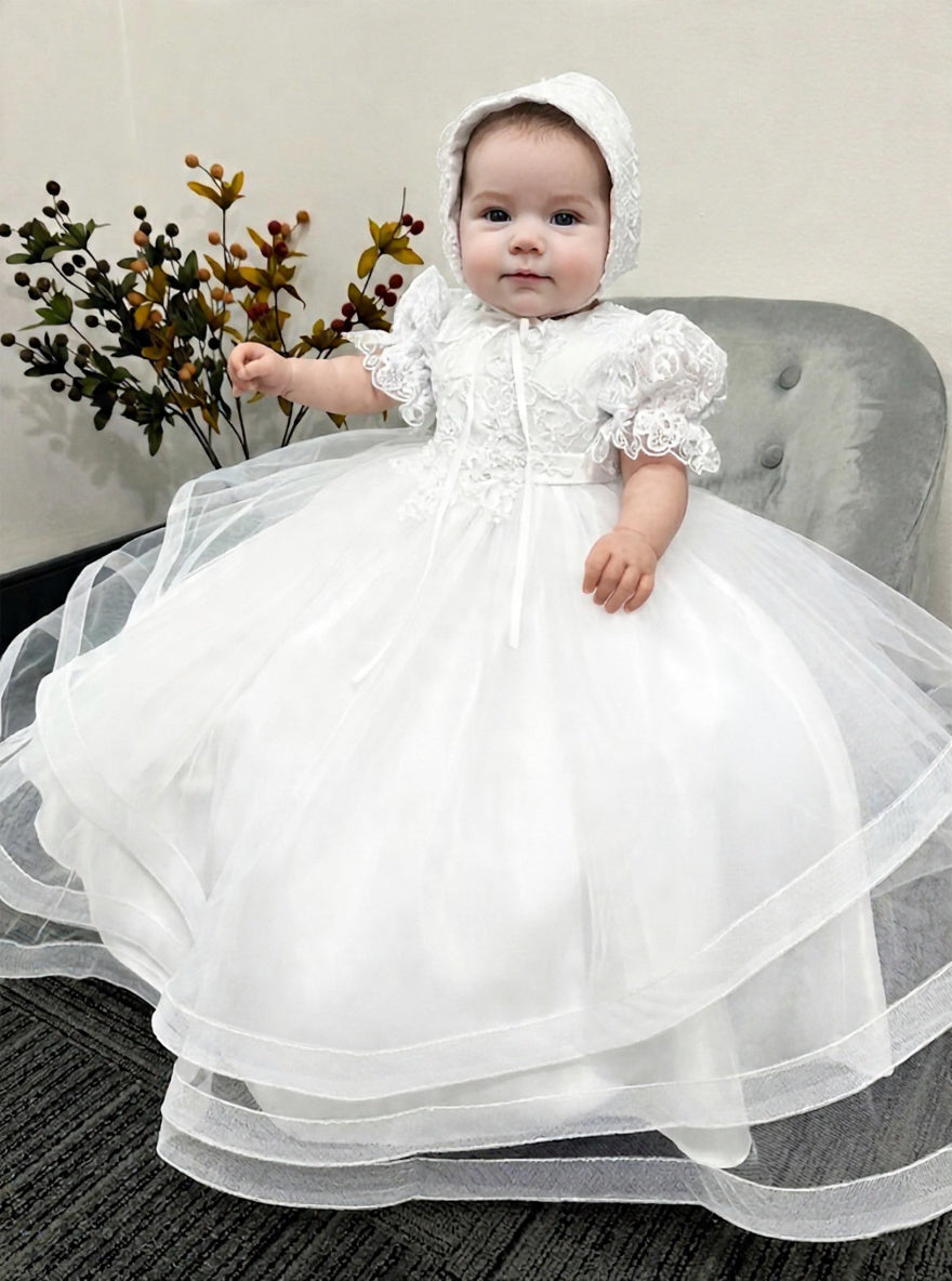 White Baptism Gown