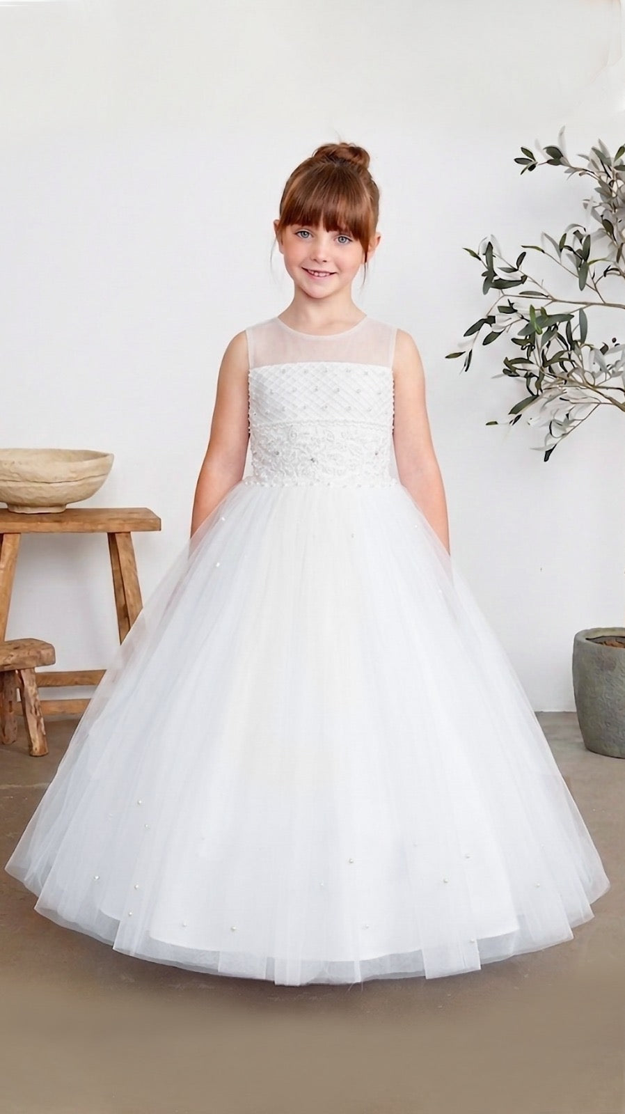 sachin and babi light blue dress HYGLJL Long Flower Girls White First Communion Dress Long-Sleeve Dresses  Wedding Ball Gowns, Ivory, 10 : Amazon.ca: Clothing, Shoes & Accessories main image 0