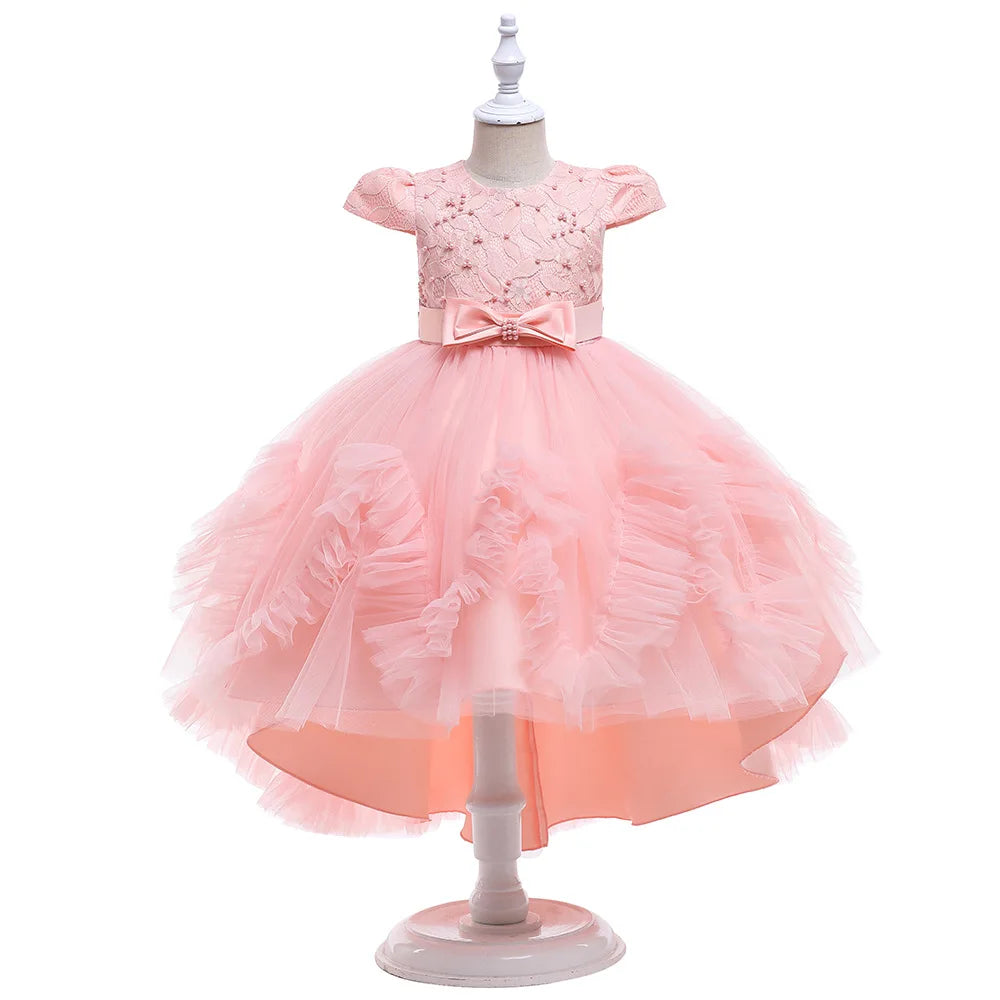Vanessa High Low Dress: Blush Pink