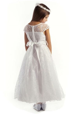 Juliet Lace Dress: WHITE