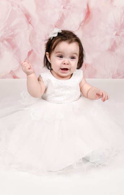 Lexie Baby Dress: OFF-WHITE