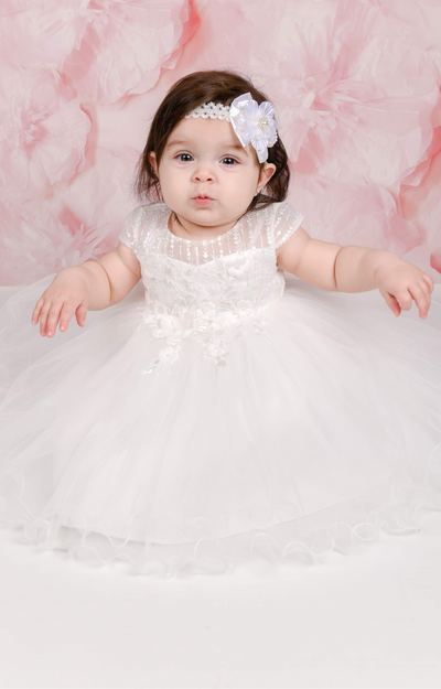 Maritzia Baby Dress: OFF-WHITE