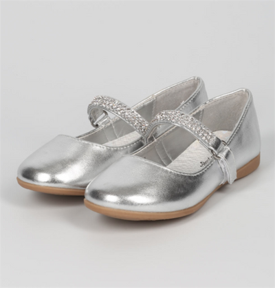 Kelly Flats for Girls: SILVER