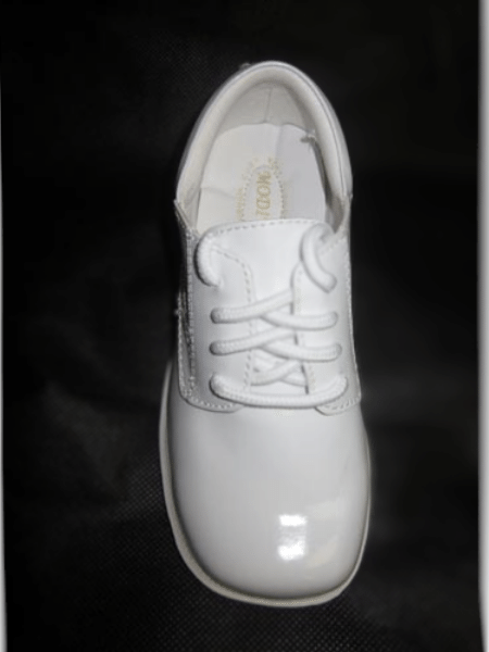 Polo Dress Shoes Youth: Patent White