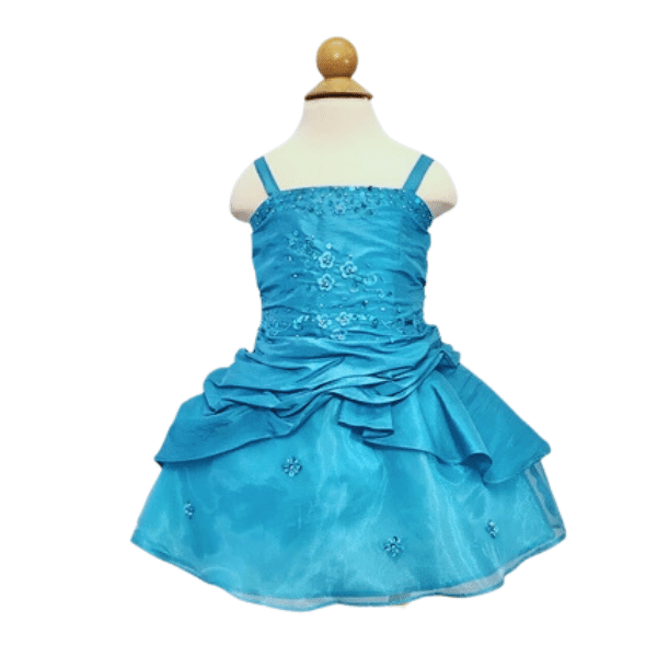 Sally Baby Dress: Turquoise