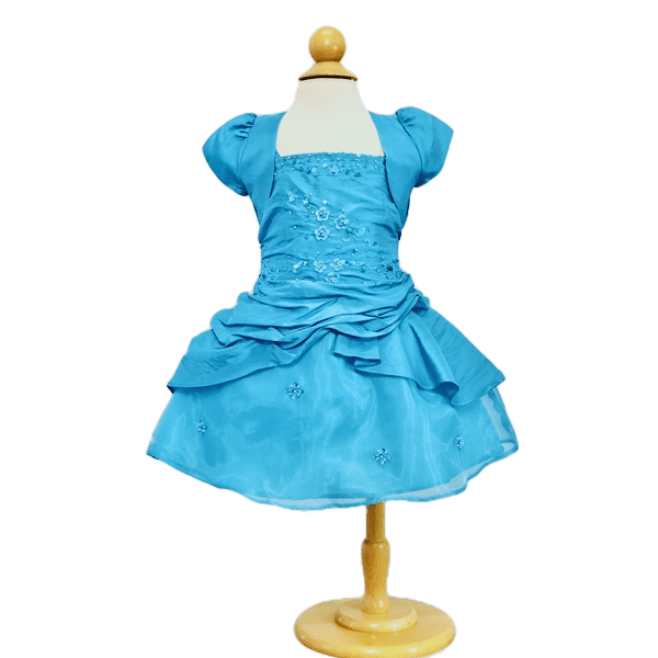 Sally Baby Dress: Turquoise