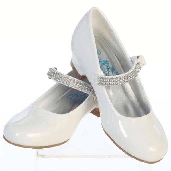 Mia Dress Shoes: Patent White
