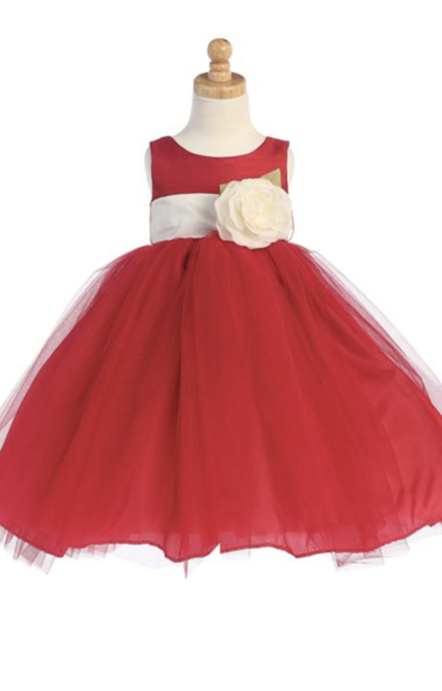 Kelly Tulle Dress: RED