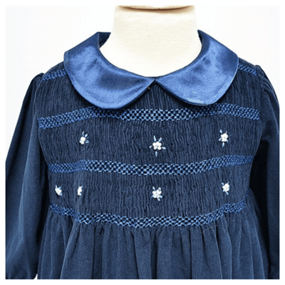 Cord Dress: Navy