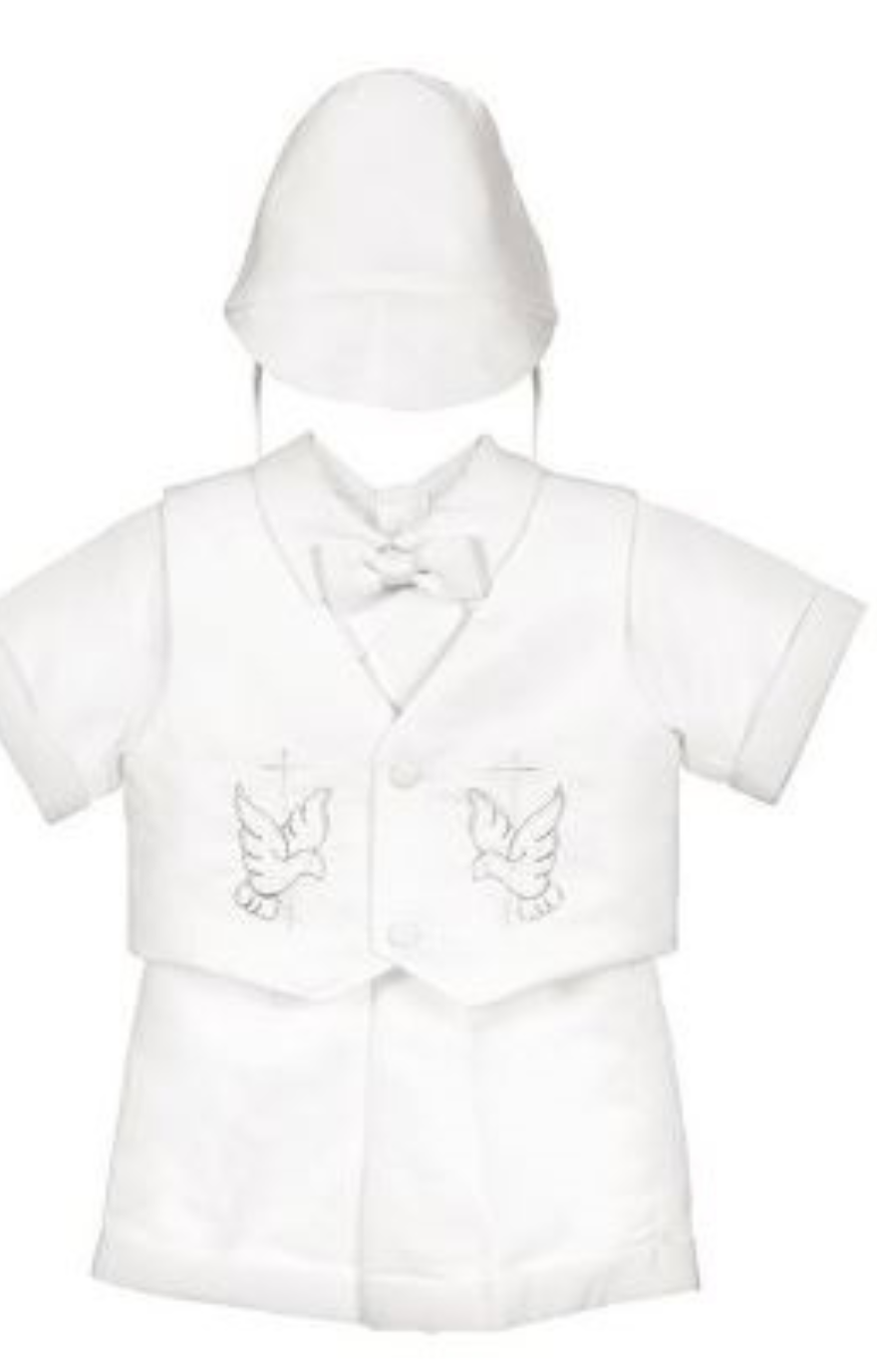 Shawn Baptism Short Set: WHITE