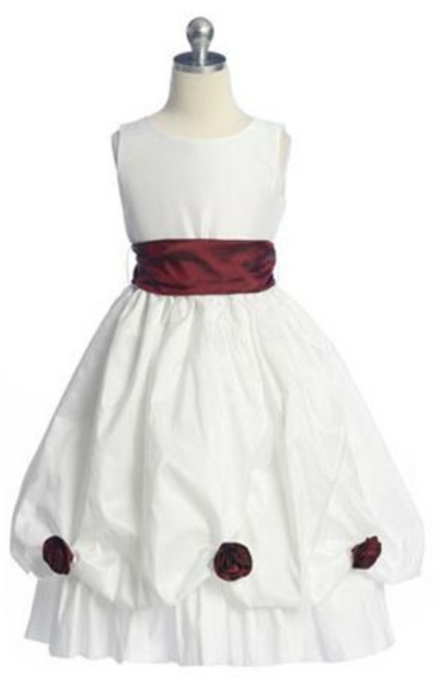 Blossom Baby Dress: WHITE