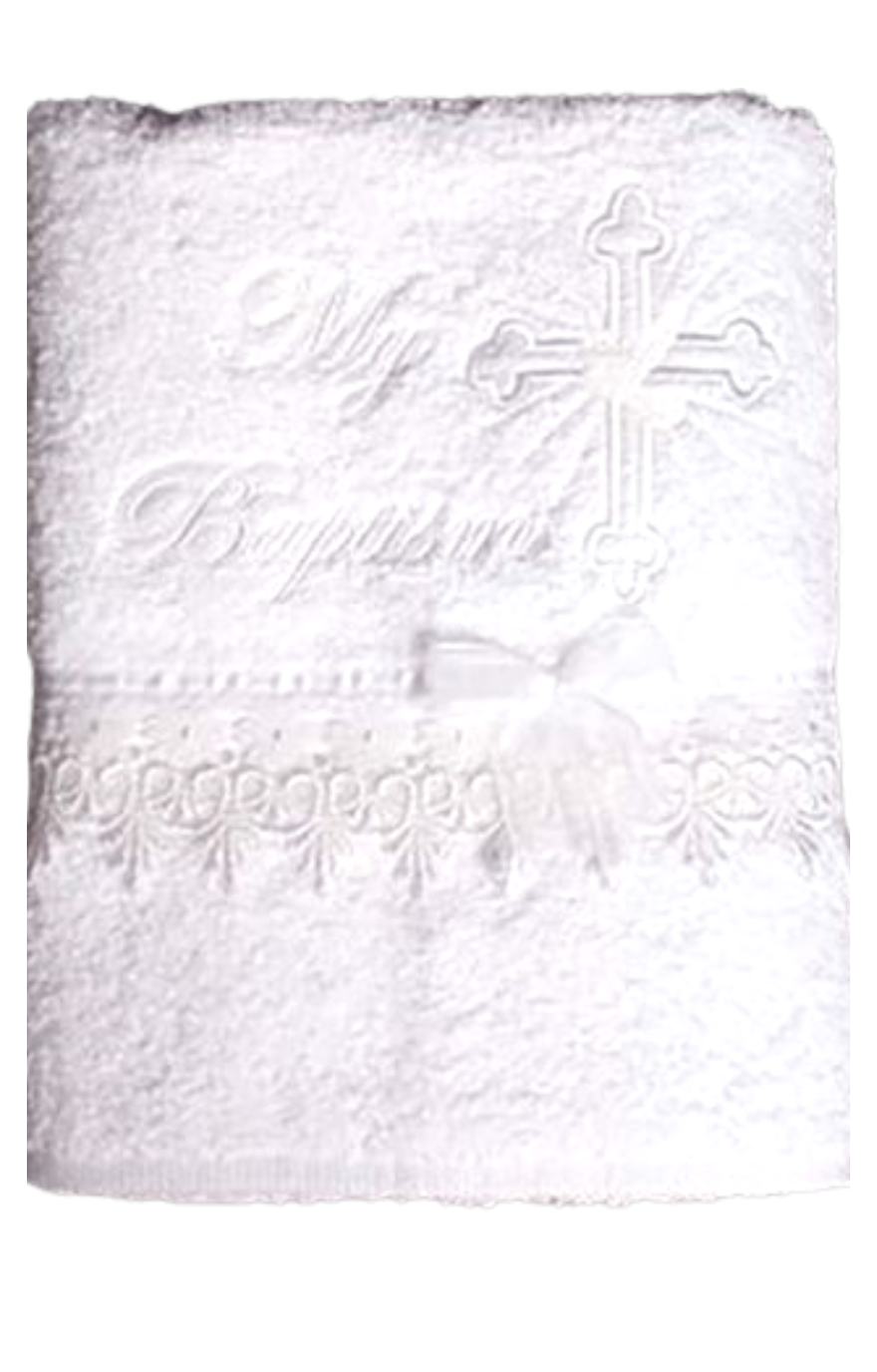 Baptism Towel: WHITE