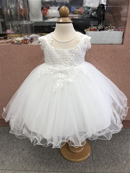 Celeste Baby Dress: OFF WHITE