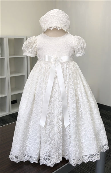 Suzana Baptism Gown: OFF-WHITE