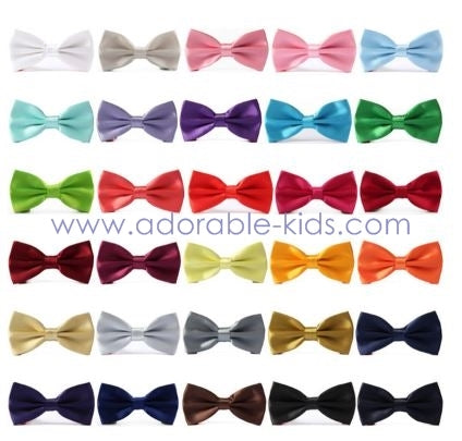 Satin Bowtie One Size: VARIOUS COLOURS