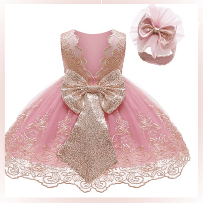 Party dress for one 2025 year old baby girl