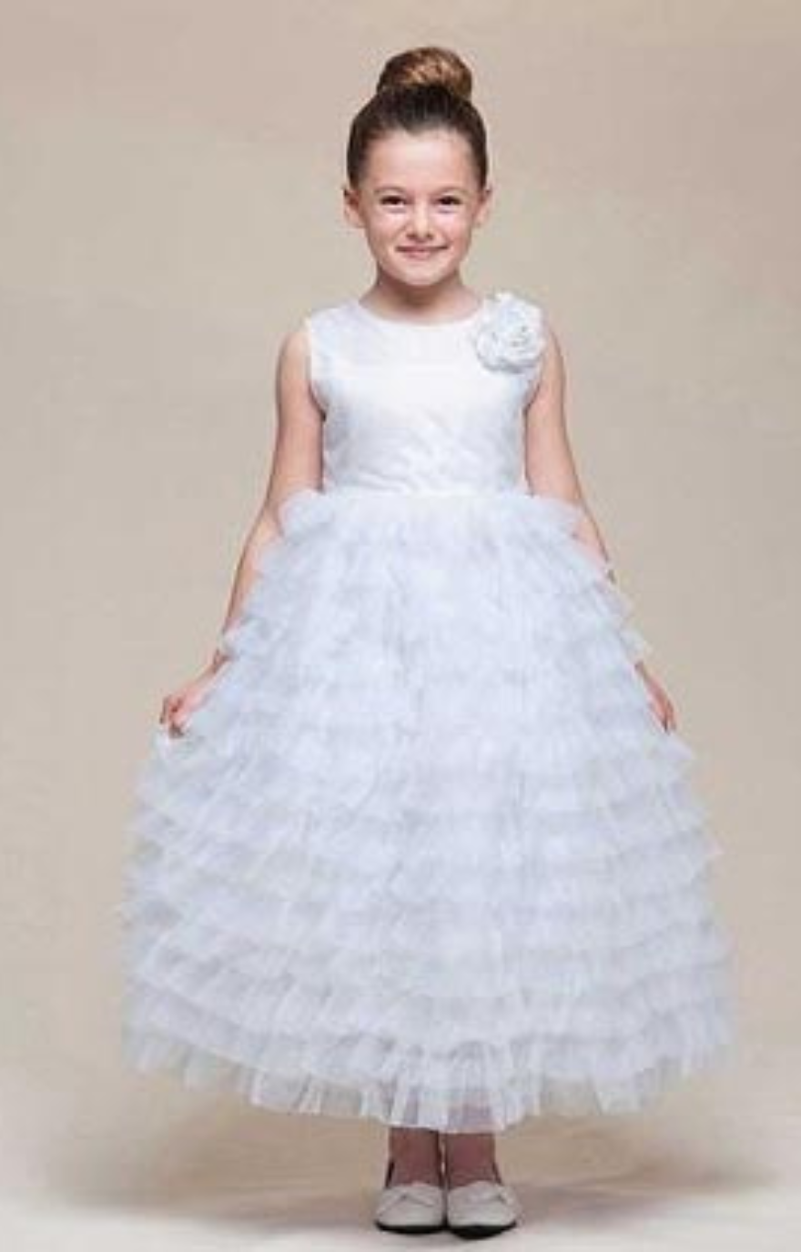 Marissa Tier Dress: WHITE