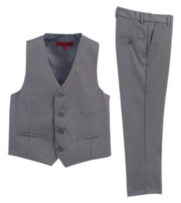 Vest and Pants Set: GRAY -