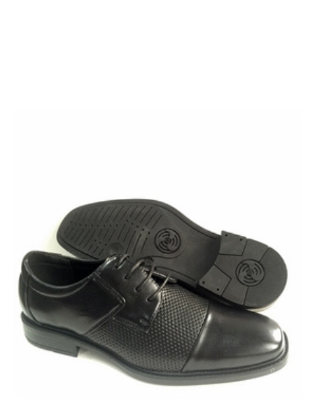 Jake Men's Dress Lace Up Shoes: BLACK