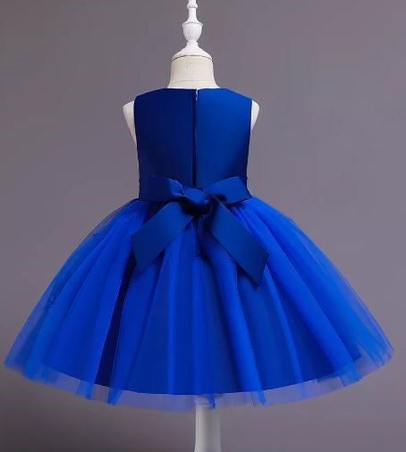 Gwyneth Short Dress: Royal Blue