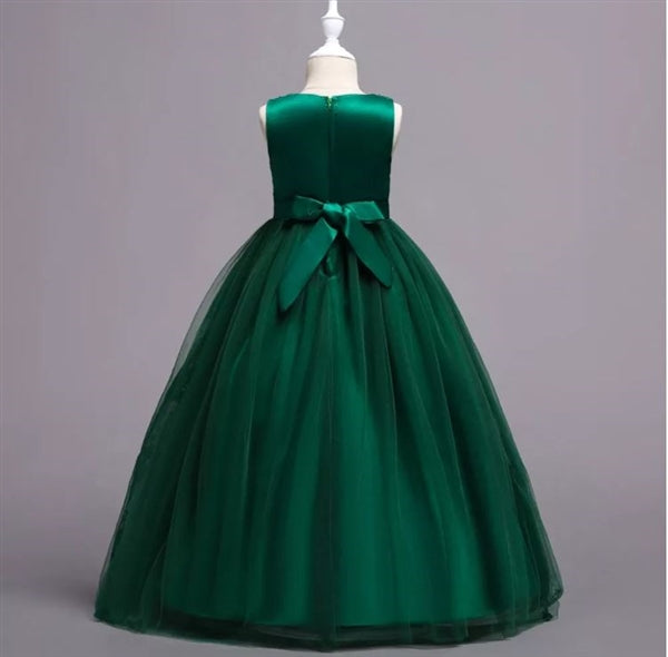 Esmeralda Long Dress: Green