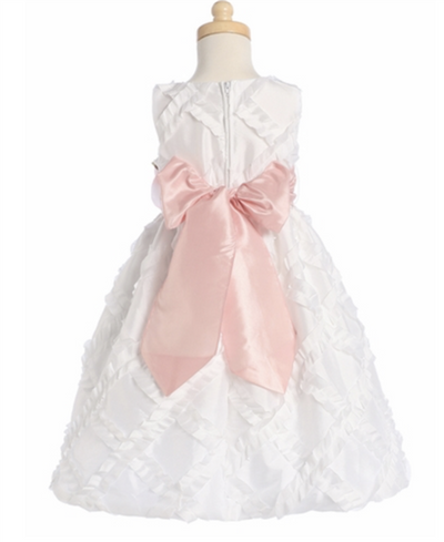 Terri Girls Dress: IVORY