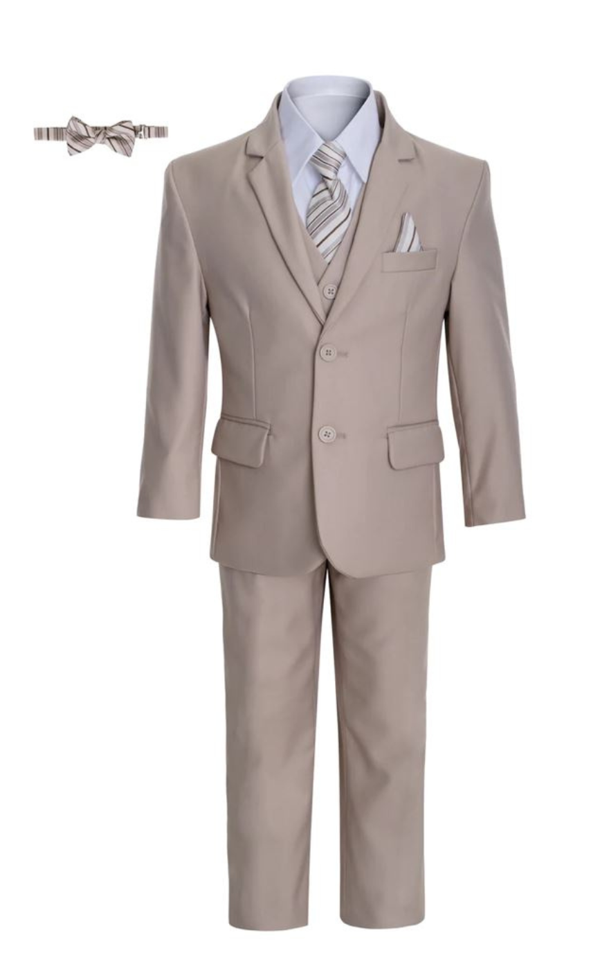 Harry Slim Suit: KHAKI/BEIGE